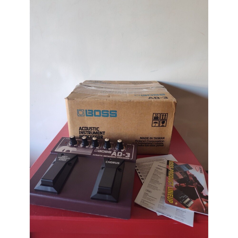 BOSS AD-3 Acoustic Instrument Processor For Guitar New Open Box - Picture 2 of 11